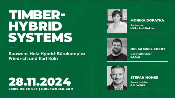 Bauwens Holz-Hybrid-Bürokomplex Friedrich und Karl Köln