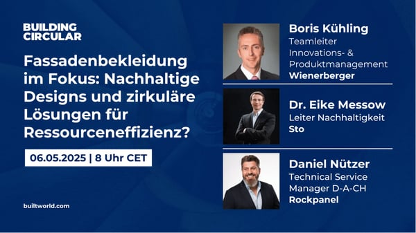 Fassadenbekleidung im Fokus: Nachhaltige Designs und zirkuläre Lösungen für Ressourceneffizienz