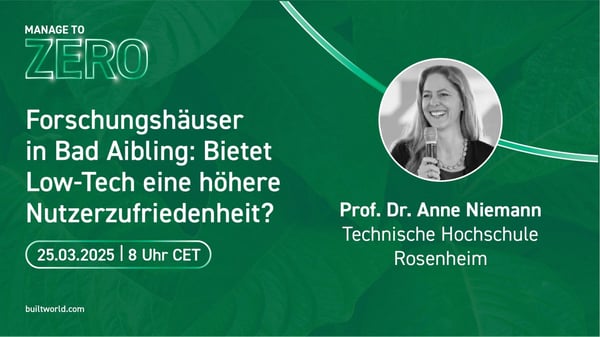 Forschungshäuser in Bad Aibling: Bietet Low-Tech eine höhere Nutzerzufriedenheit?