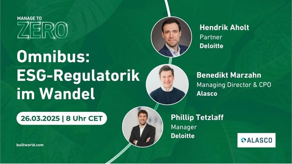 Omnibus: ESG-Regulatorik im Wandel – Was zählt jetzt? Was zahlt sich aus?