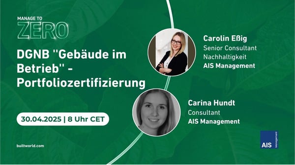 DGNB ''Gebäude im Betrieb'' - Portfoliozertifizierung