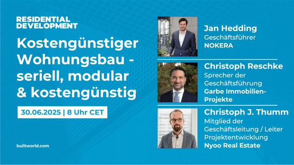 Kostengünstiger Wohnungsbau - seriell, modular & kostengünstig