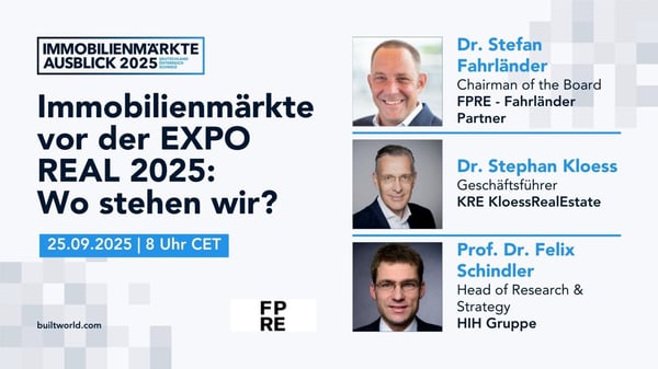 Immobilienmärkte vor der Expo Real 2025