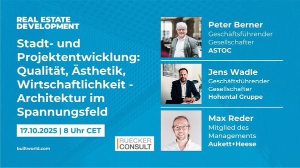 Stadt- und Projektentwicklung: Qualität, Ästhetik, Wirtschaftlichkeit - Architektur im Spannungsfeld