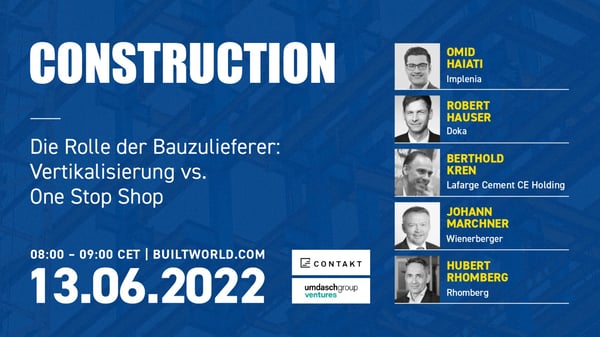 Die Rolle der Bauzulieferer: Vertikalisierung vs One Stop Shop