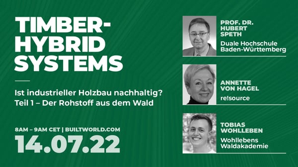 Ist industrieller Holzbau nachhaltig? Teil 1 - Der Rohstoff aus dem Wald