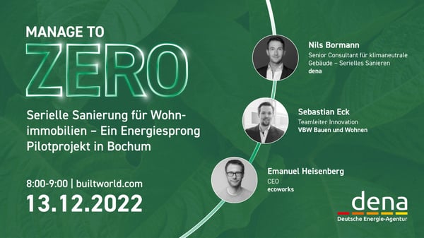Serielle Sanierung für Wohnimmobilien – Ein Energiesprong Pilotprojekt in Bochum