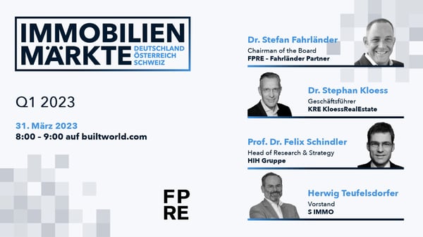 Immobilienmärkte DACH Q1 2023