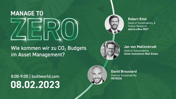 Manage to Zero: Wie kommen wir zu CO₂ Budgets im Asset Management?