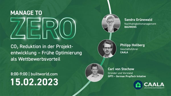 CO₂ Reduktion in der Projektentwicklung – Frühe Optimierung als Wettbewerbsvorteil