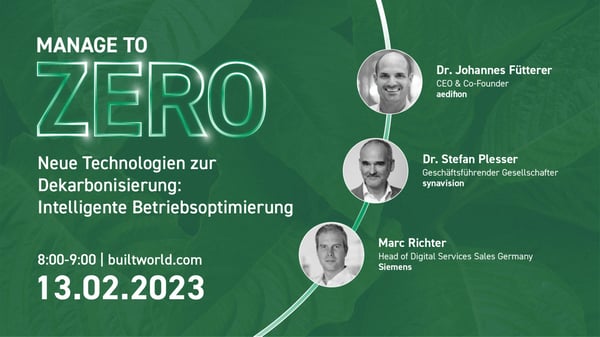 Neue Technologien zur Dekarbonisierung: Intelligente Betriebsoptimierung