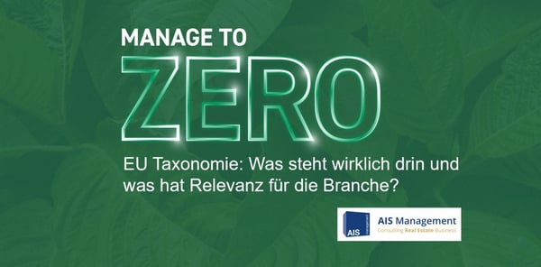 EU-Taxonomie: Was steht wirklich drin und was hat Relevanz für die Branche?