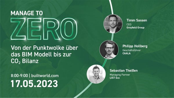 Von der Punktwolke über das BIM Modell bis zur CO₂ Bilanz im Bestand