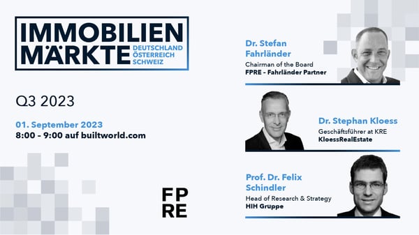 Immobilienmärkte DACH Q3 2023
