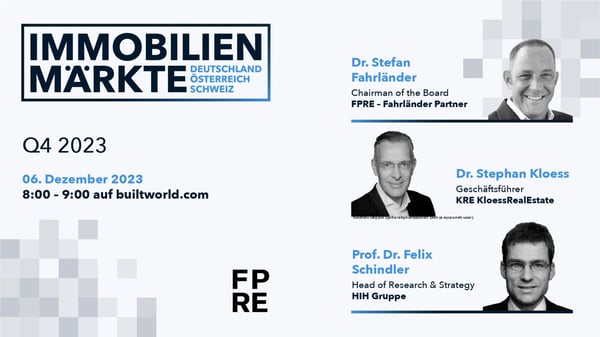 Immobilienmärkte DACH Q4 2023