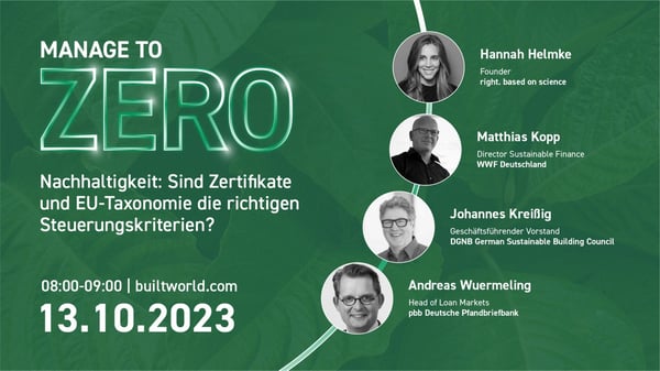Nachhaltigkeit: Sind Zertifikate und EU-Taxonomie die richtigen Steuerungskriterien?