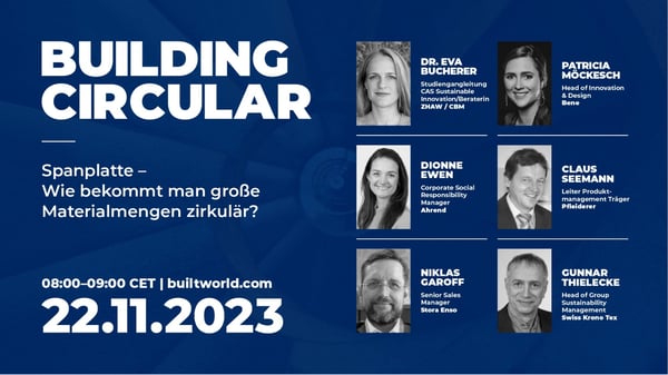 Spanplatte - Wie bekommt man große Materialmengen zirkulär?