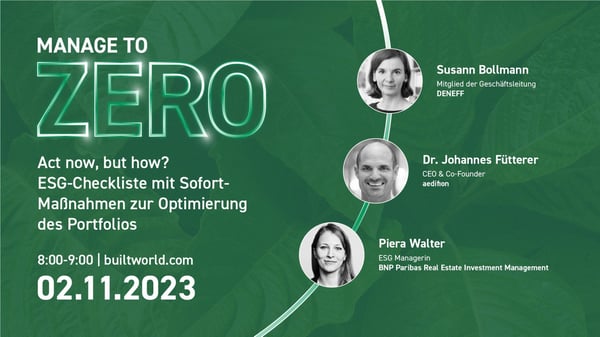 Act now, but how? ESG-Checkliste mit Sofort-Maßnahmen zur Optimierung des Portfolios