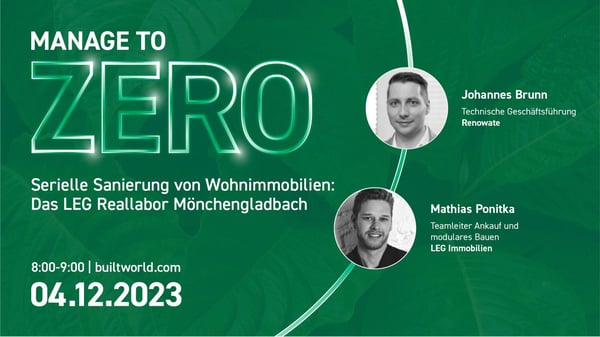 Serielle Sanierung von Wohnimmobilien: Das LEG Reallabor Mönchengladbach