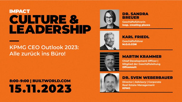 KPMG CEO Outlook 2023: Alle zurück ins Büro!