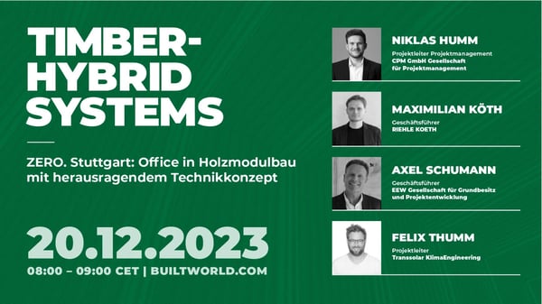 ZERO. Stuttgart: Office in Holzmodulbau mit herausragendem Technikkonzept
