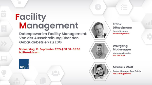 Datenpower im Facility Management: Von der Ausschreibung über den Gebäudebetrieb zu ESG