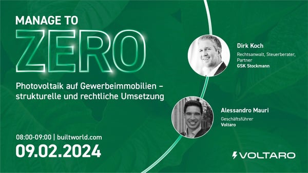 Photovoltaik auf Gewerbeimmobilien - strukturelle und rechtliche Umsetzung
