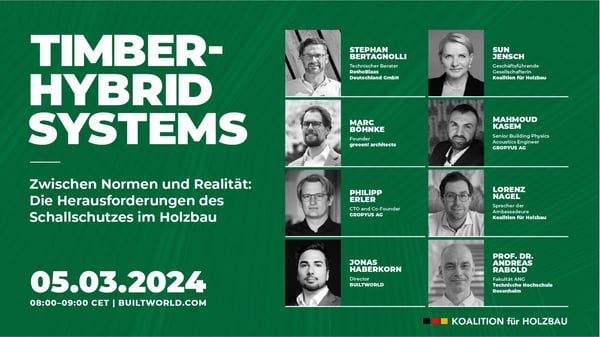 Zwischen Normen und Realität: Die Herausforderungen des Schallschutzes  im Holzbau