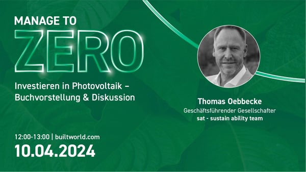 Investieren in Photovoltaik - Buchvorstellung & Diskussion
