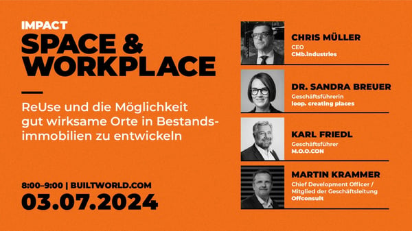 Brownfield: ReUse und die Möglichkeit gut wirksame Orte in Bestandsimmobilien zu entwickeln